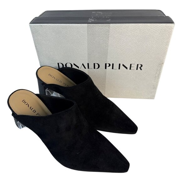 Donald Pliner Women's Ollie02 Pointed Toe High Heel Pumps Mules Size 7.5